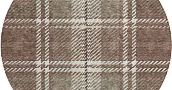 Addison Chantille ACN935-Brown 8 ft. X 8 ft. Round Rug