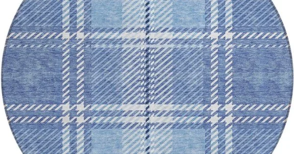 Addison Chantille ACN935-Denim 8 ft. X 8 ft. Round Rug