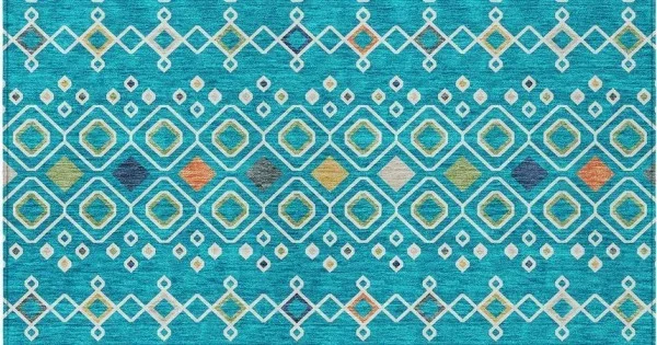 Addison Chantille ACN938-Teal 10 ft. X 14 ft. Rectangle Rug