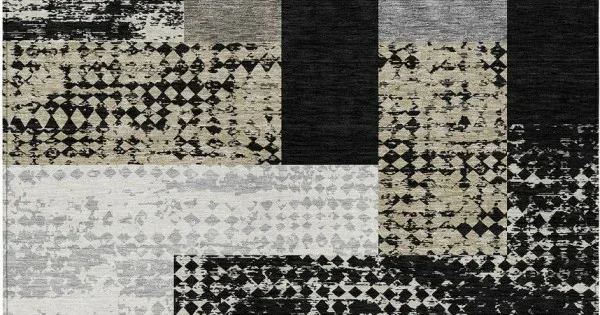 Addison Chantille ACN941-Black 5 ft. X 7 ft. 6 in. Rectangle Rug