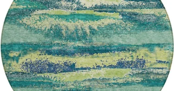 Addison Chantille ACN942-Emerald 8 ft. X 8 ft. Round Rug