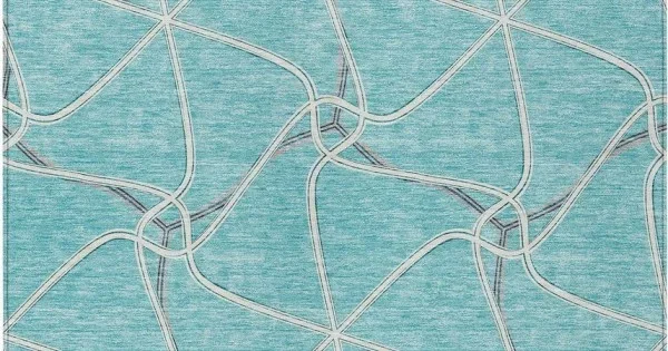 Addison Chantille ACN948-Teal 3 ft. X 5 ft. Rectangle Rug