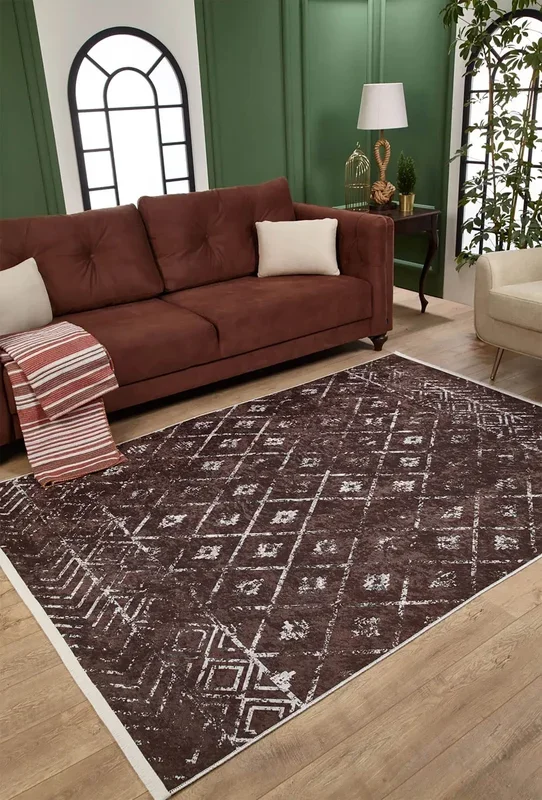 Alina Geometric Antique Vintage Decor Rug