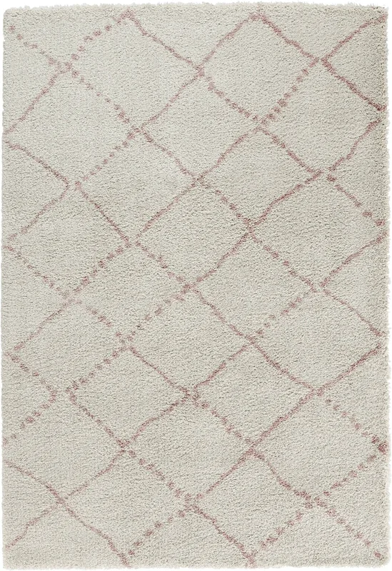 Allure 102749 Hash Cream Rose Rug