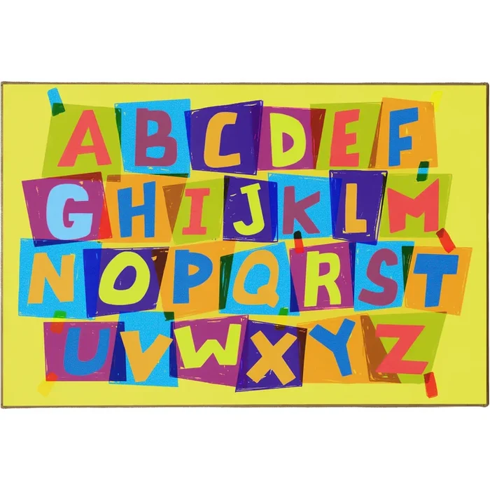 Alphabet Educational Classroom Rug-Funny ABC By Booooom Jackson