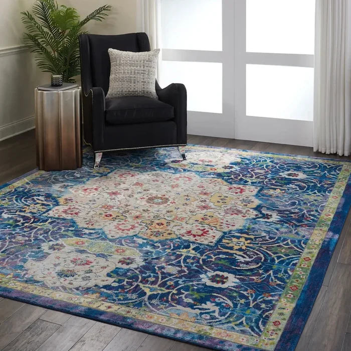 ANKARA GLOBAL ANR3 Blue Rug