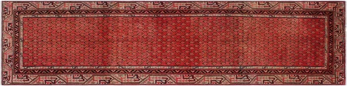 Antique 1920s Persian Mer-Saraband Handmade Runner