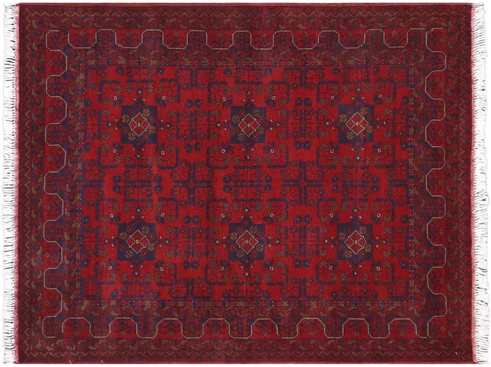 Antique Biljik Khal Mohammadi Melania Wool Rug – 4’4” x 6’0”