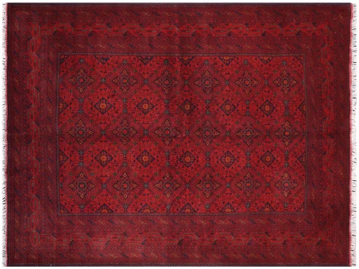 Antique Biljik Khal Mohammadi Sana Wool Rug – 6’7” x 9’8”