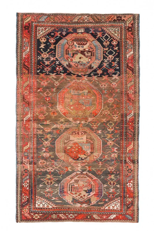 Antique Caucasian Shirvan Rug 5’3″ x 3’2″