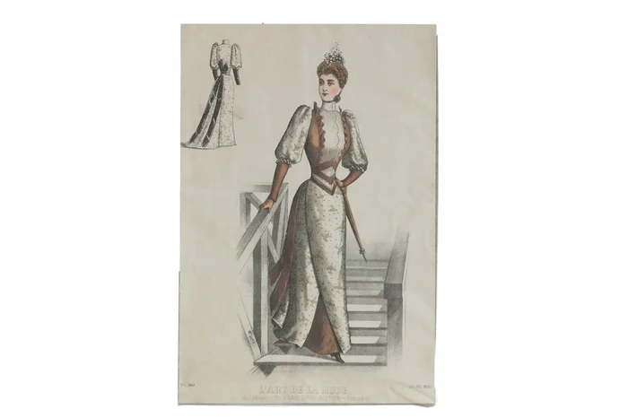 Antique L’Arte De Le Mode Print