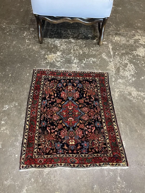 Antique Persian Bidjar Rug – 2’2″ x 2’4″