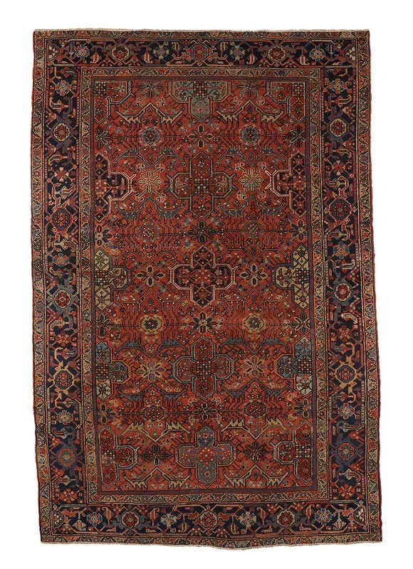 Antique Persian Heriz Rug – 6’8″ x 10’3″