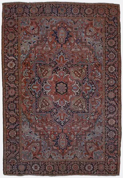 Antique Persian Heriz Rug – 9’8″ x 13’7″