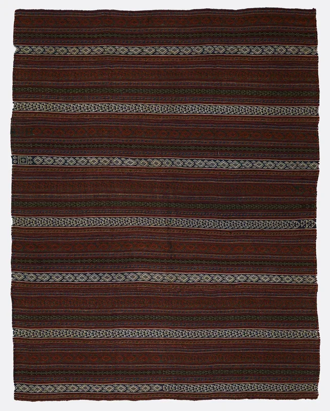 Antique Persian Kilim Rug – 6’5″ x 8’2″