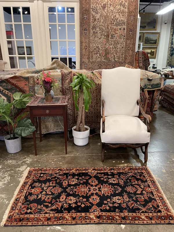 Antique Persian Lilihan Rug – 2’7″ x 4’9″