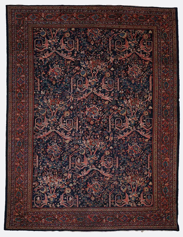 Antique Persian Mahal Rug – 10’5″ x 14’4″