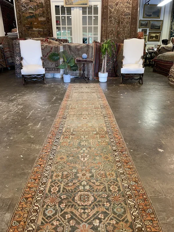 Antique Persian Malayer Rug – 2’10” x 18’4″