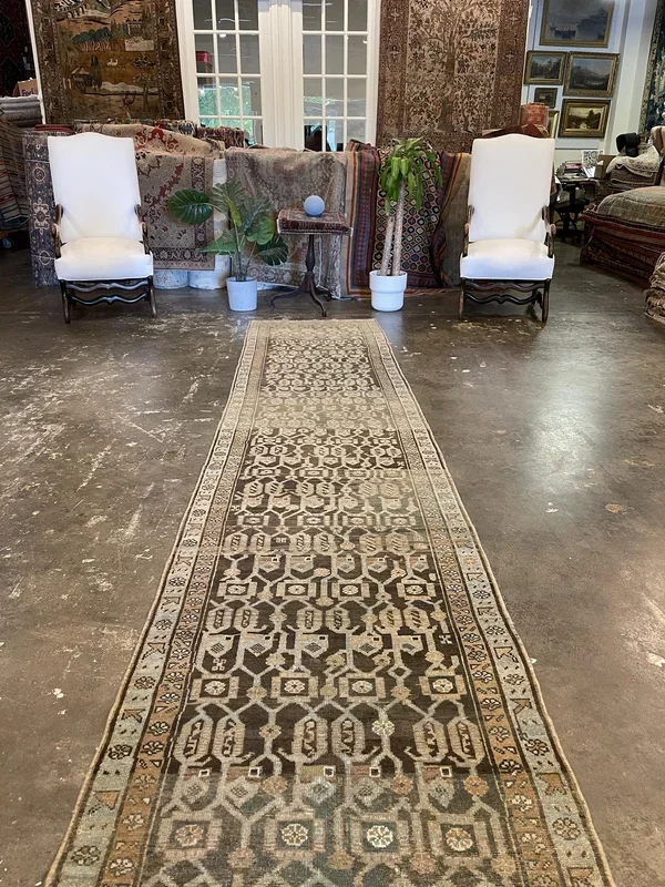 Antique Persian Malayer Rug – 2’11” x 16′