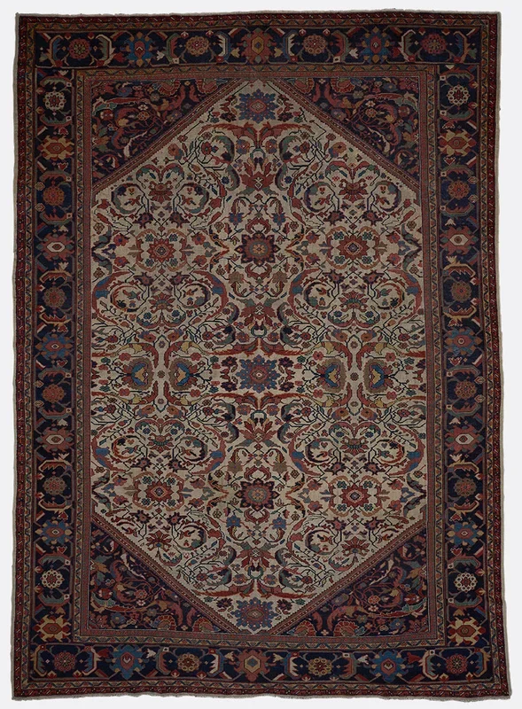 Antique Persian Sultan Abad Rug – 8’10” x 12’2″