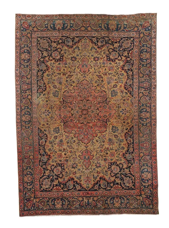Antique Persian Tabriz Rug – 6’5″ x 9’2″
