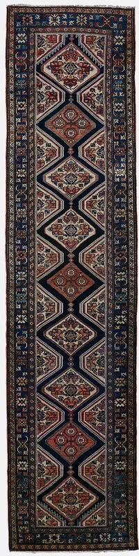 Antique Persian Zanjan Rug – 3’3″ x 13’9″