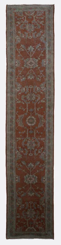 Antique Turkish Bor Rug – 3′ x 14’4″