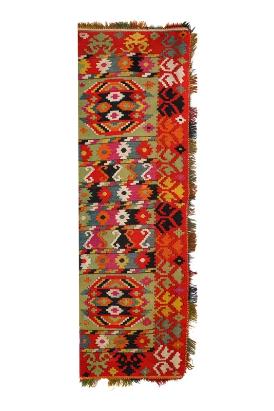 Antique Vojvodina Kilim Panel 5’3″ X 1’7″