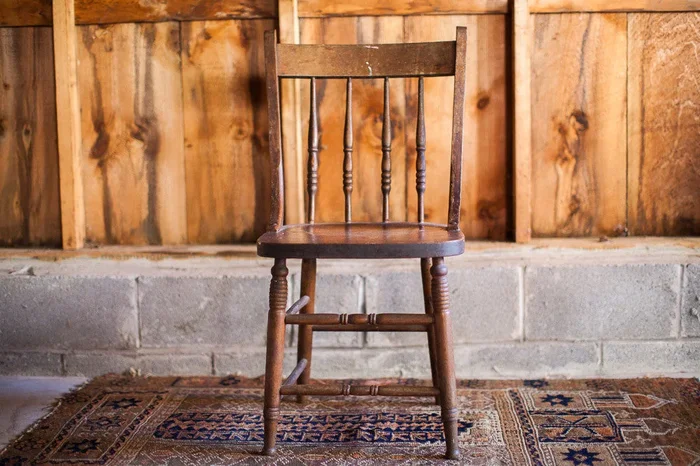Antique Wooden Oak Chair