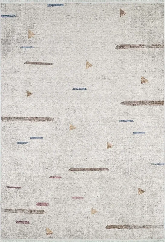 Arsela Turkish White Cream Rug