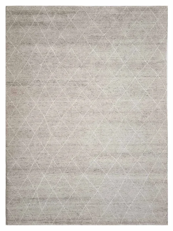 Artisan Marion Beige Charcoal Transitional Knotted Rug