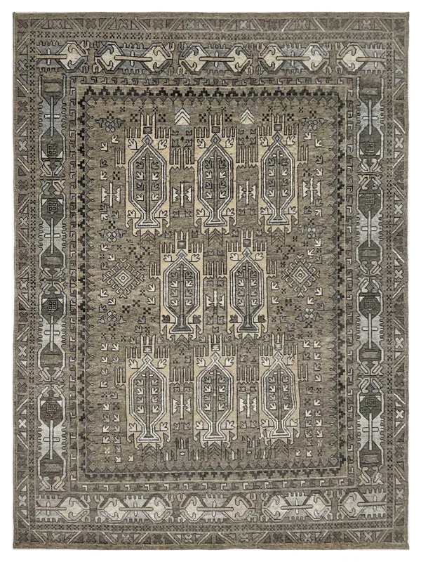 Artisan Nova Fog Transitional Knotted Rugs