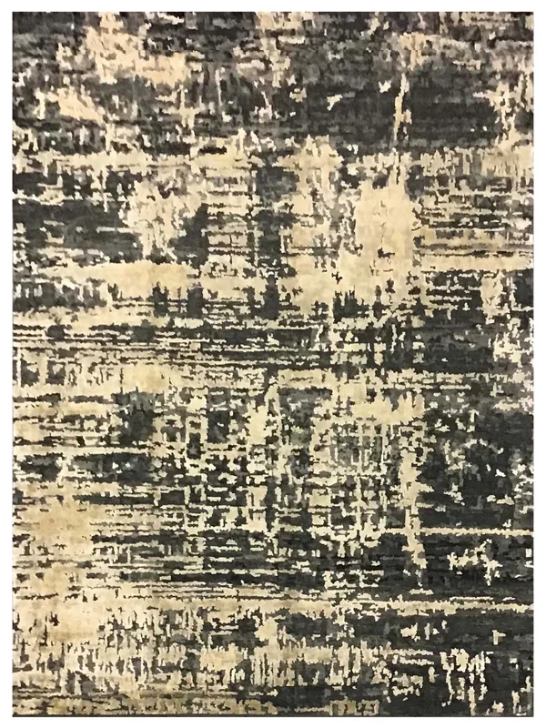 Artisan Toni Grey Silver Transitional Knotted Rug
