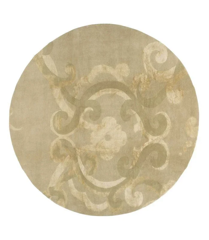 ASSUMED ARABESQUE BRULEE CUSTOM CIRCLE RUG