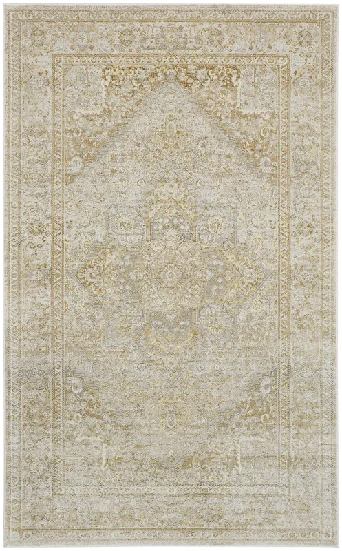 Aura 3734F Machine Made Synthetic Blend Indoor Area Rug by Feizy Rugs