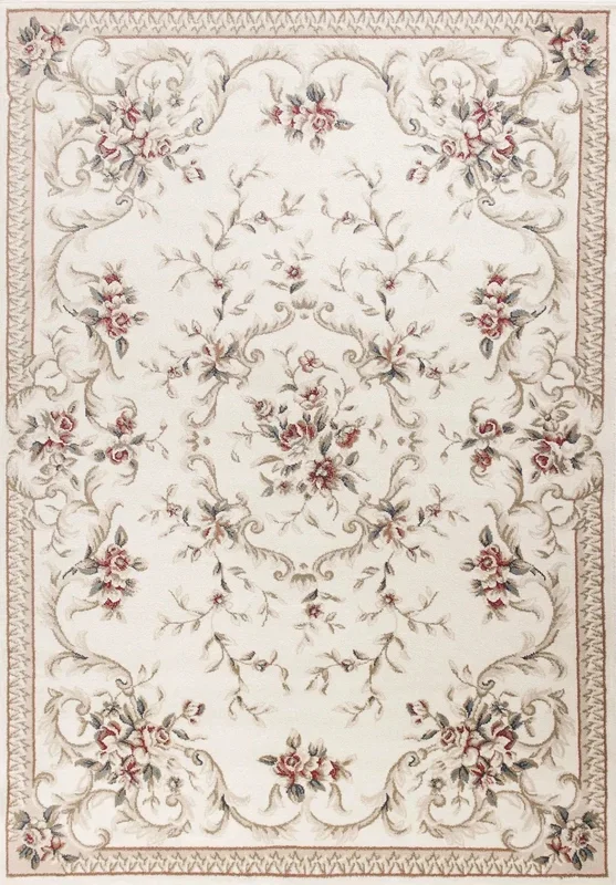 Avalon 5606 Ivory Aubusson Rug