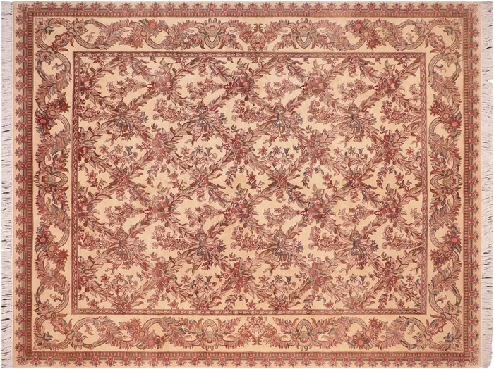 Basan Heritage Deon Beige/Brown Wool Rug – 8’1” x 10’3”