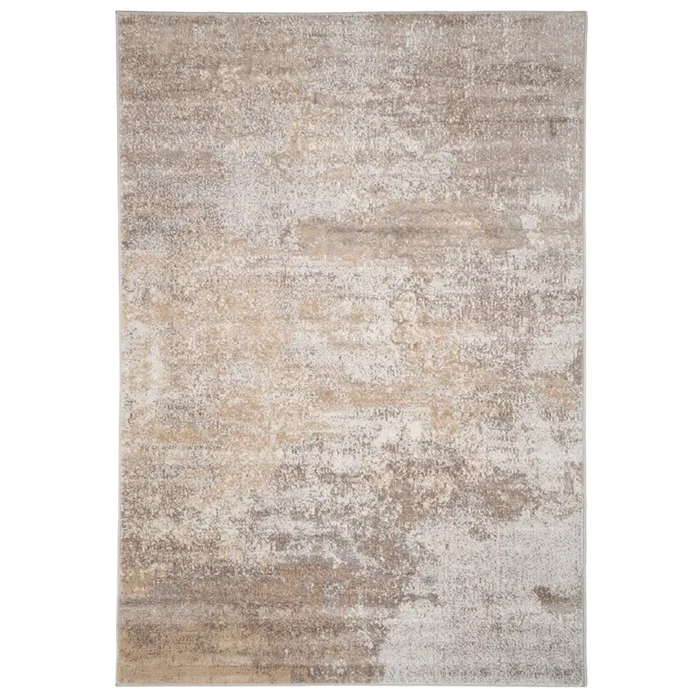 Beige Abstract Area Rug – Mia