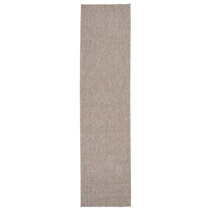 Beige Wool Style Runner Rug – Tala