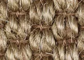Belgian Glacier Grey Sisal small rug with Belgian Ecru Linen binding