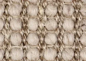 Belgian Platinum Lattice Wool and Sisal