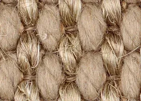 Belgian Silver Basquette Wool & Sisal small rug with Belgian Ecru Linen binding