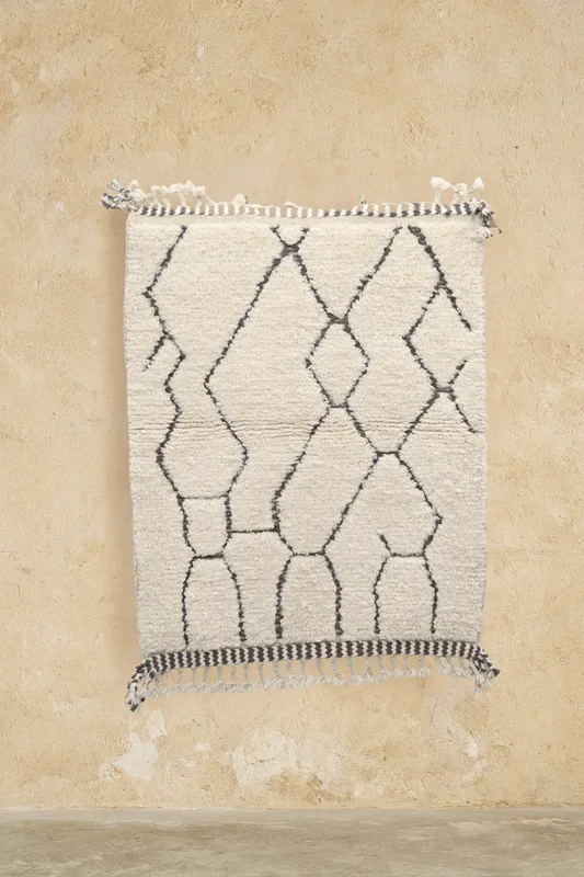 Beni Ouarain Rug, 140 x 108 cm, PO-403