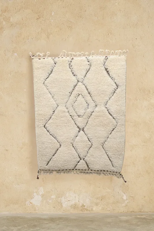 Beni Ouarain Rug, 145 x 115 cm, PO-416