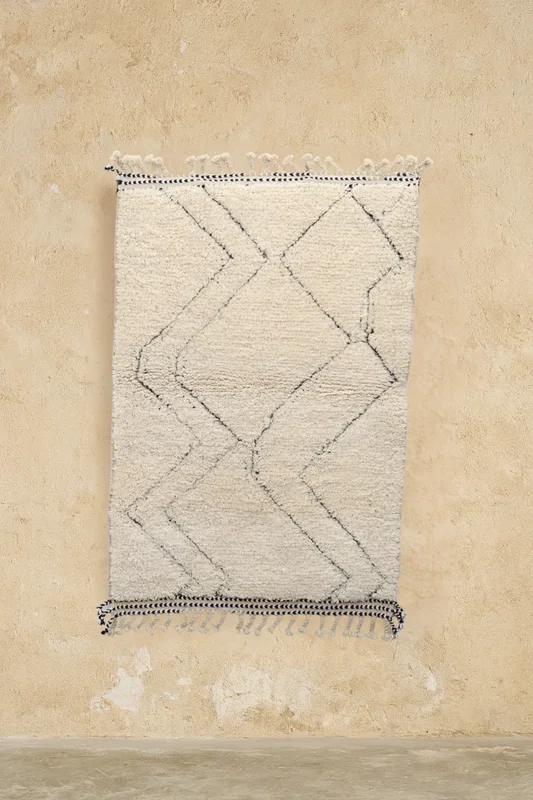 Beni Ouarain Rug, 155 x 105 cm, PO-404