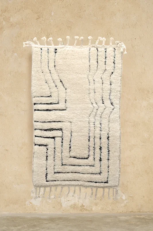 Beni Ouarain Rug, 155 x 95 cm, PO-410