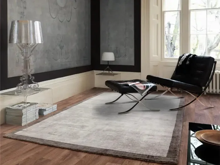 Blade Border Silver Grey 08 Rug