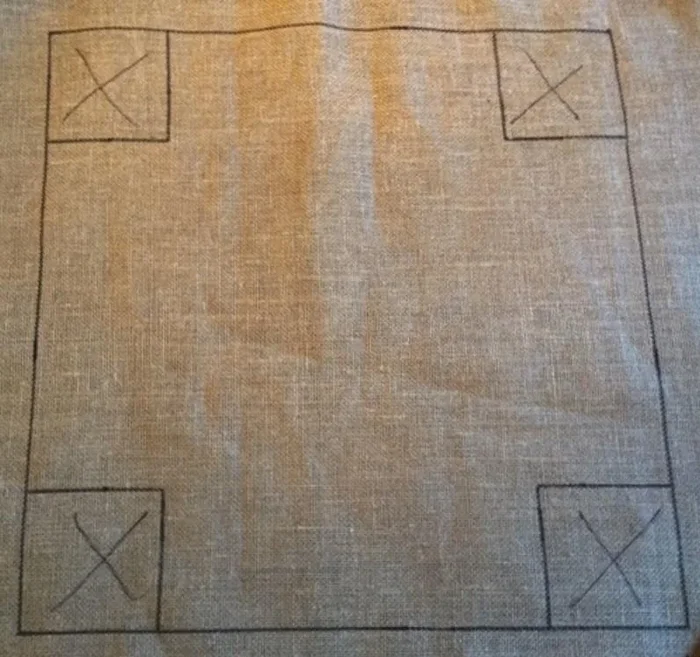 Blank Bonnet Topper Stool Pattern