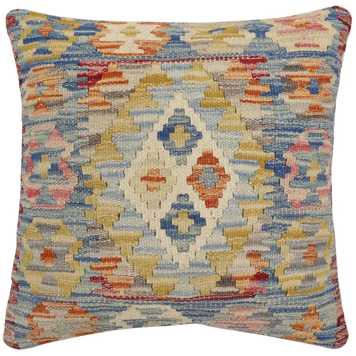 Bohemian Brandt Turkish Hand-Woven Kilim Pillow