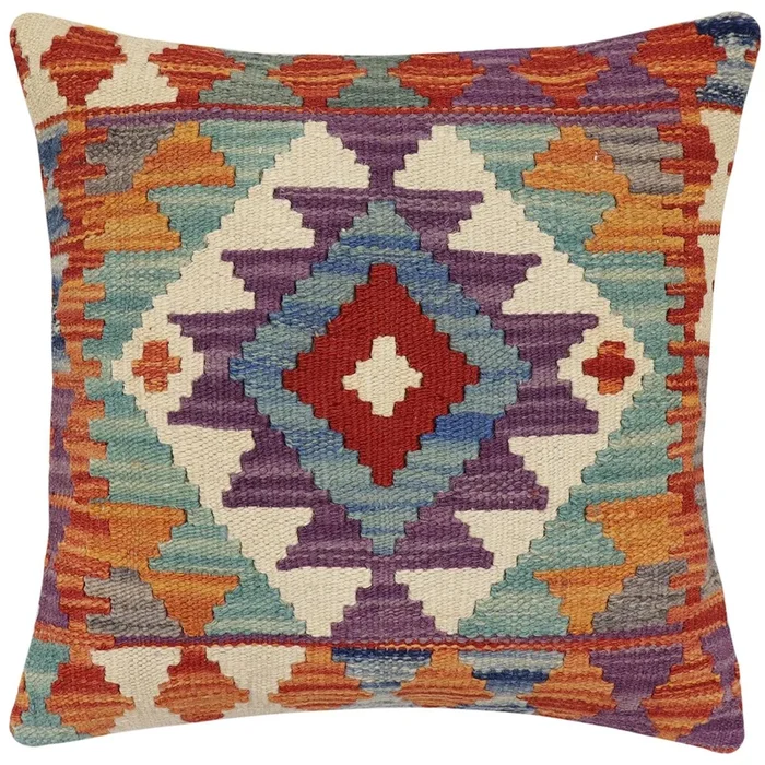 Bohemian Callagha Turkish Hand-Woven Kilim Pillow
